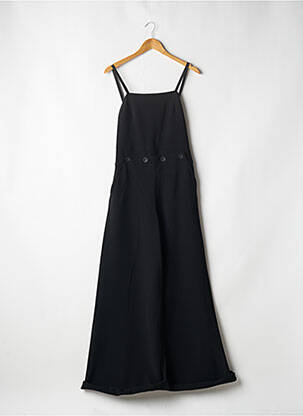 Salopetă-pantalon țesătură crep bretele subțiri negru MAX MARA femeie