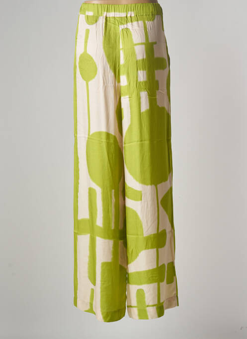 Pantalon larg verde PIER ANTONIO GASPARI femeie