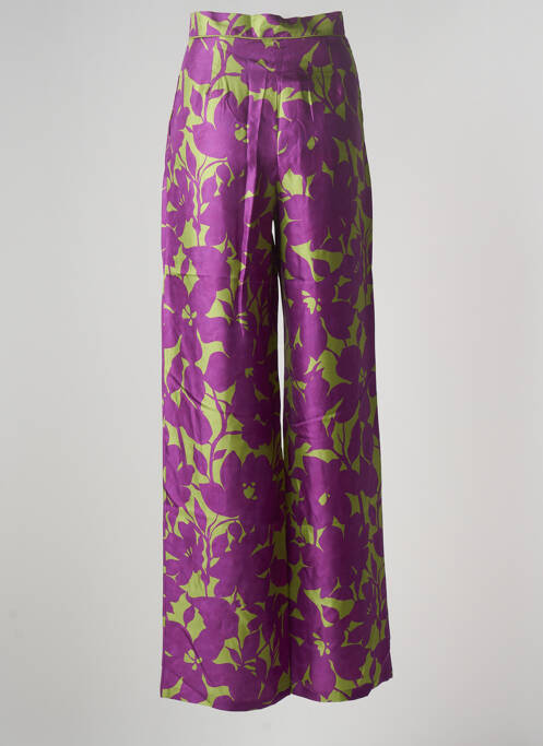 Pantalon larg violet MAXMARA femeie