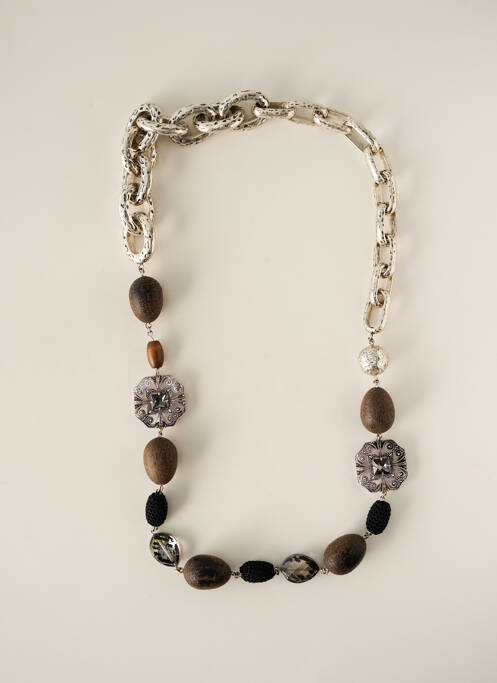 Colier lung gri MAXMARA femeie