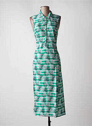 Rochie midi verde THALASSA femeie