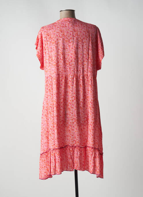 Rochie midi roz EVA KAYAN femeie