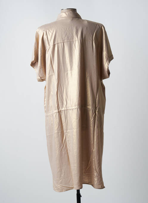 Rochie midi bej EVA KAYAN femeie