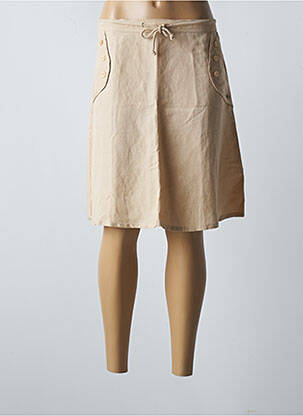 Fustă midi bej THALASSA femeie