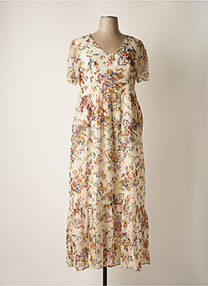 Rochie lungă bej 7 SEASONS femeie