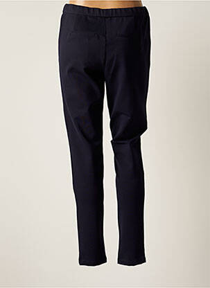 Pantalon slim talie elastică mărime normală albastru THALASSA femeie