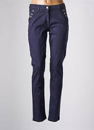 Pantalon slim talie joasă talie joasă albastru THALASSA femme