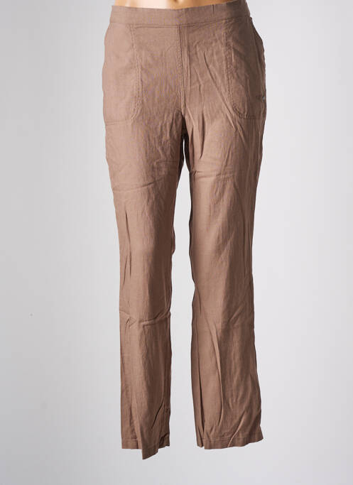Pantalon drept maro THALASSA femeie