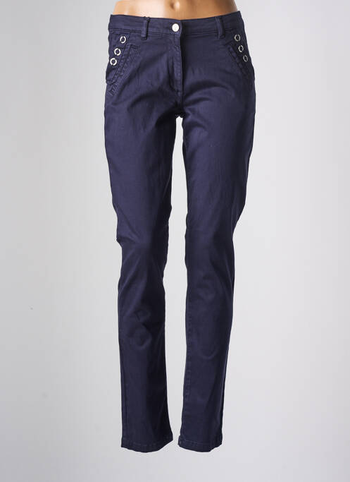 Pantalon slim albastru THALASSA femeie