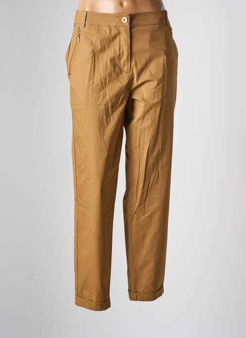 Pantalon drept maro 7 SEASONS femeie