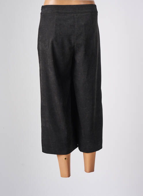 Pantalon trei sferturi negru QUATRE VINGT JOURS femeie