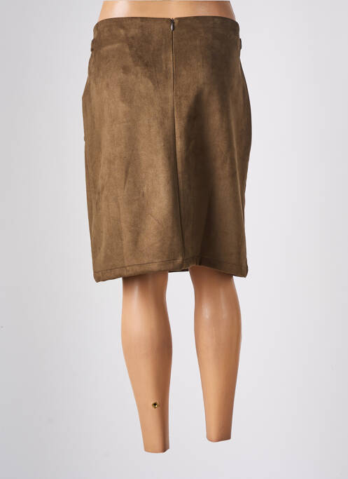 Fustă midi maro THALASSA femeie