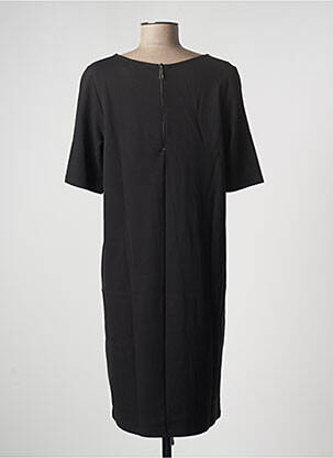 Rochie midi închidere cu fermoar la spate mâneci scurte negru STREET ONE femeie