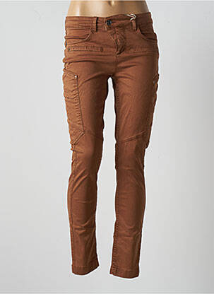 Pantalon slim talie joasă talie joasă maro STREET ONE femeie