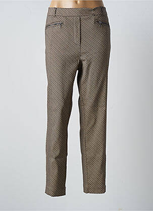 Pantalon drept maro BRANDTEX femeie