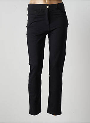 Pantalon slim elasticitate mărime normală negru ÉTYMOLOGIE femeie