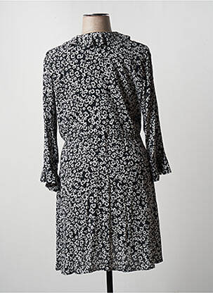 Rochie midi imprimeu floral mâneci 3/4 negru LIU JO femeie