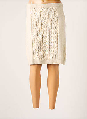 Fustă midi bej CREAM femeie