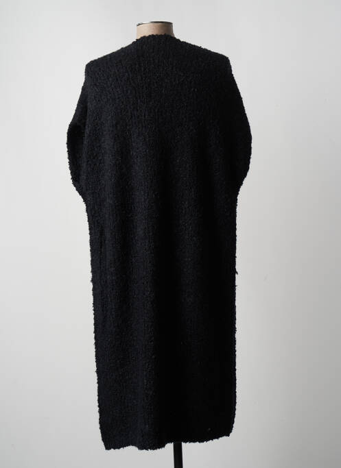 Vestă cu mâneci scurte tricotaj din plasă negru RINO & PELLE femme