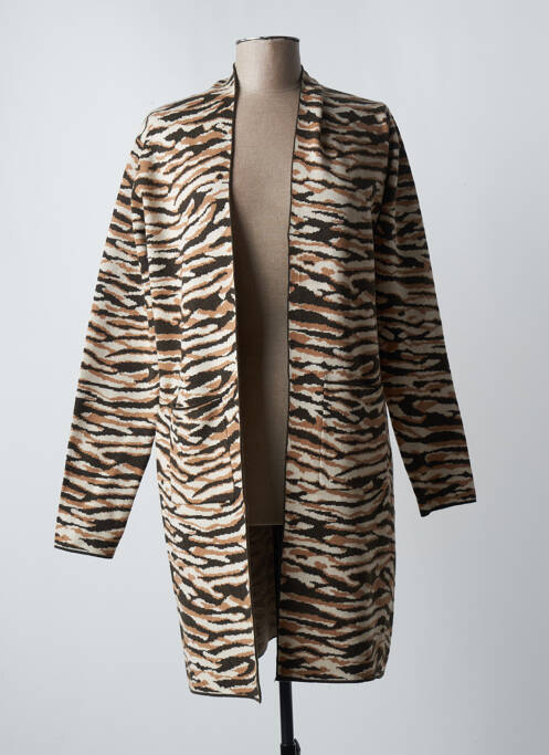 Vestă cu mâneci lungi maro RINO & PELLE femeie