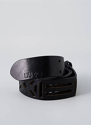 Curea efect material satinat negru LIU JO femeie