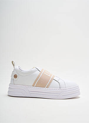 Adidași închidere elastică toc de 4 la 6 cm alb LIU JO femeie