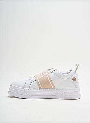 Adidași închidere elastică toc de 4 la 6 cm alb LIU JO femeie