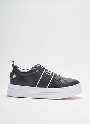 Adidași închidere elastică toc de 4 la 6 cm negru LIU JO femeie