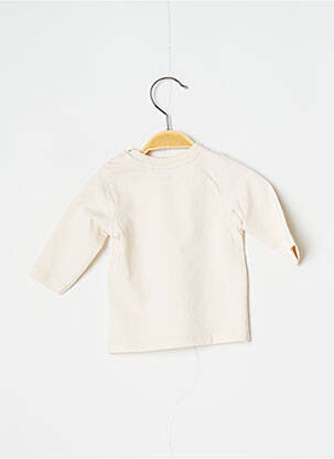 Tricou croială cambrată mâneci lungi bej NAME IT fată