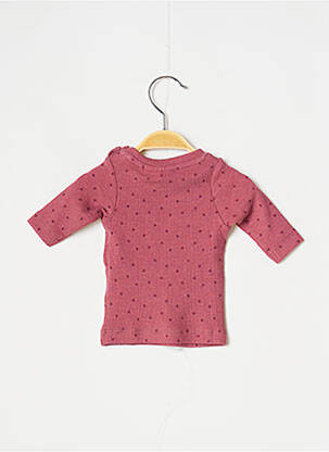 Tricou croială cambrată mâneci lungi roz NAME IT fată