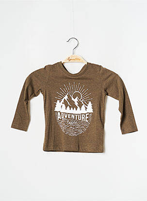 Tricou elasticitate mâneci lungi verde NAME IT băiat
