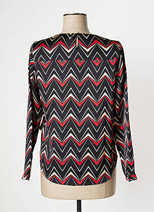 Bluză guler rotund mâneci 3/4 negru ANONYME DESIGNERS femeie