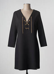 Rochie midi mâneci 3/4 mâneci 3/4 negru RINASCIMENTO femeie