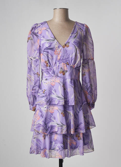 Rochie midi violet RINASCIMENTO femeie