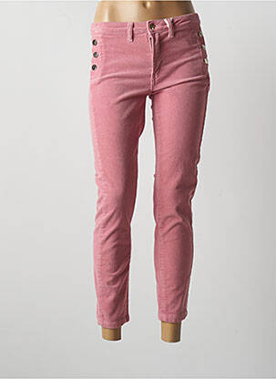 Pantalon 7/8 elasticitate talie joasă roz RINASCIMENTO femeie
