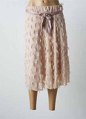 Fustă midi bej RINASCIMENTO femeie