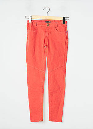 Pantalon slim roșu CATIMINI fată