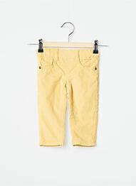 Pantalon slim țesătură catifea mărime reglabilă galben 3 POMMES garcon