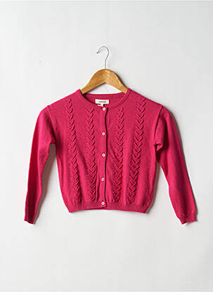 Vestă cu mâneci lungi roz CATIMINI fată