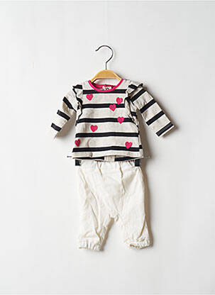 Set pantaloni strânsă la bază bej CATIMINI fată