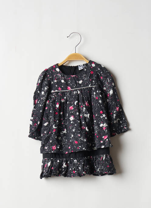 Rochie midi albastru 3 POMMES fată