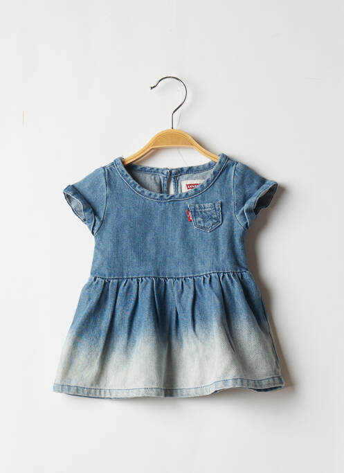 Rochie midi albastru LEVIS fată