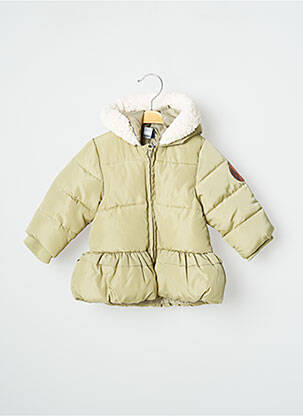 Geacă matlasată verde 3 POMMES fată