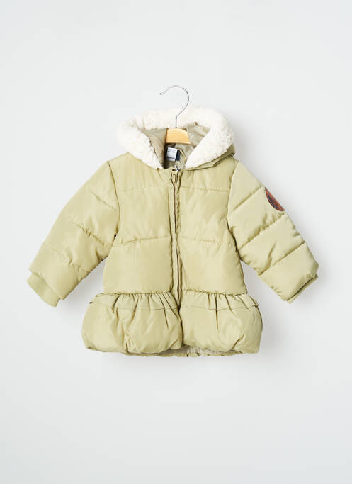 Geacă matlasată verde 3 POMMES fată