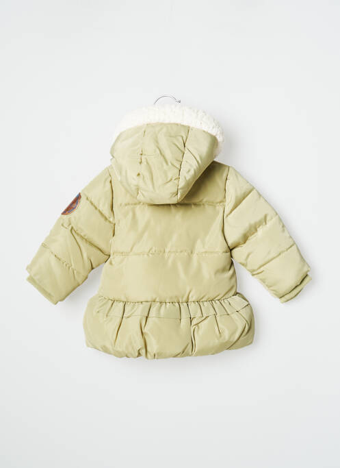 Geacă matlasată verde 3 POMMES fată