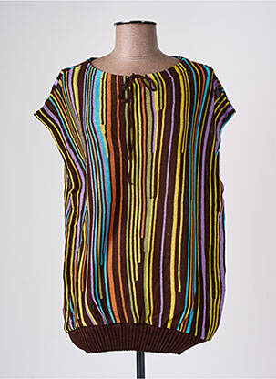 Pulover maro FLORESSE femeie