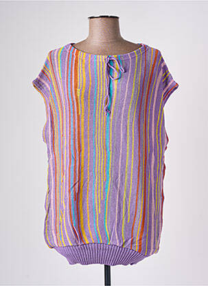 Pulover violet FLORESSE femeie