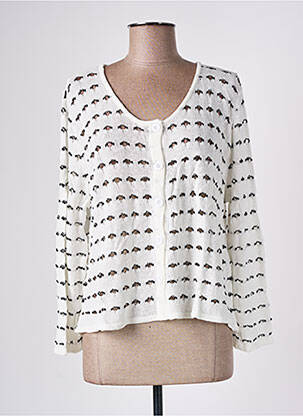 Vestă cu mâneci lungi bej PURPLEROSE femeie