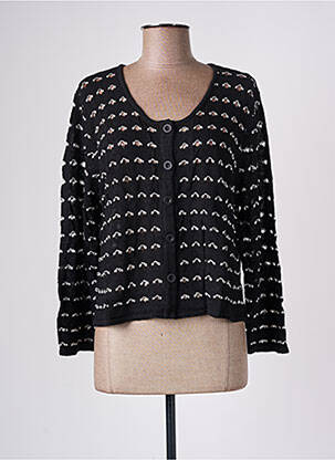 Vestă cu mâneci lungi negru PURPLEROSE femeie