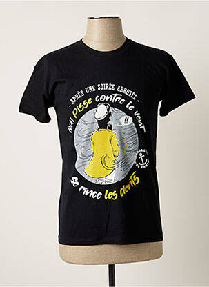 Tricou negru SOL'S bărbat